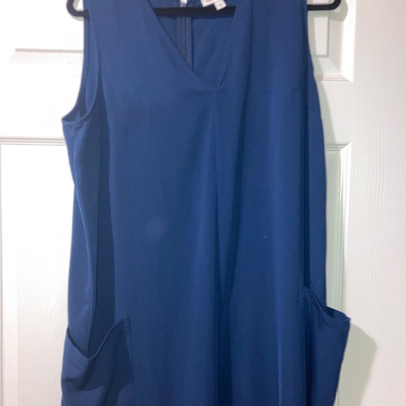 Blue Jumpsuit with pockets - Picture 2 of 5